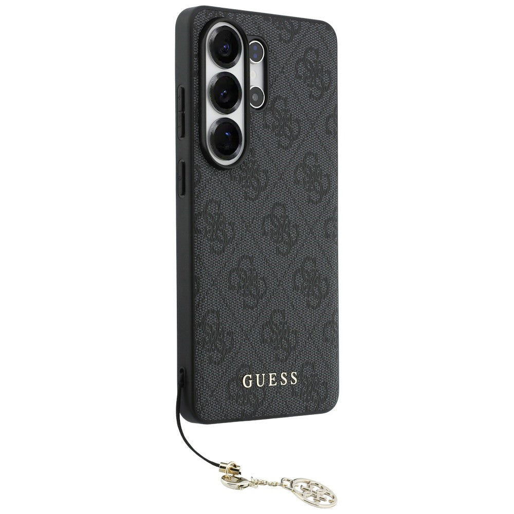 Puzdro pre Samsung Galaxy S26 Ultra S948, Guess, 4G Classic Logo Charm, Čierne