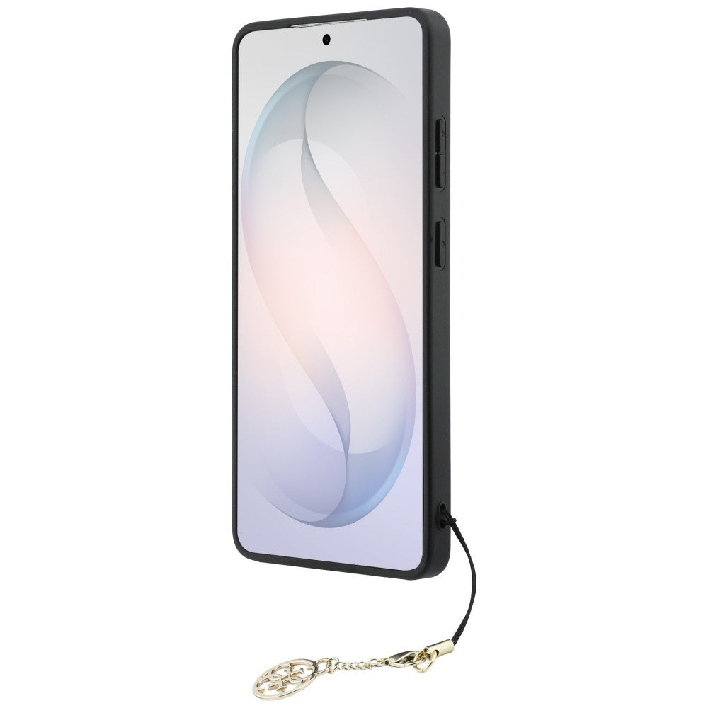 Puzdro pre Samsung Galaxy S26 Ultra S948, Guess, 4G Classic Logo Charm, Čierne