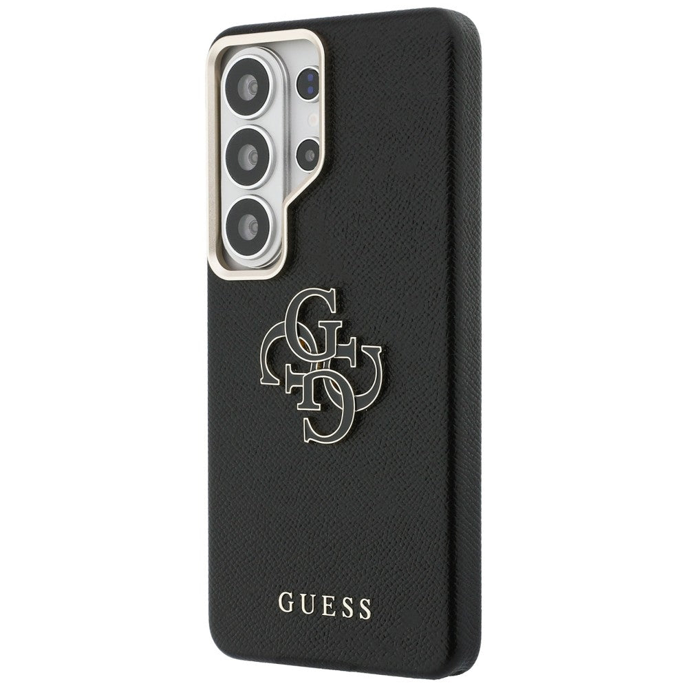 Puzdro pre Samsung Galaxy S26 Ultra S948, Guess, 4G Grained Big and Classic Logo, Čierne