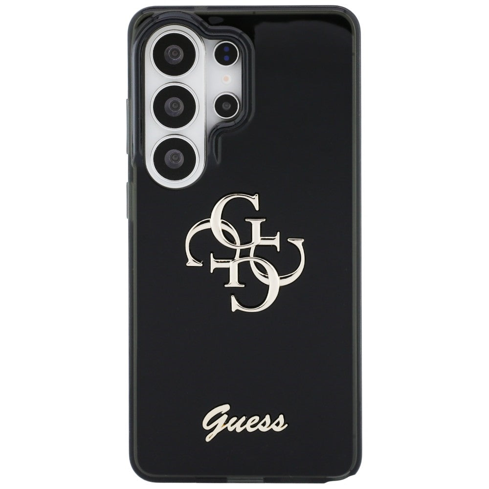 Puzdro pre Samsung Galaxy S26 Ultra S948, Guess, IML Big Metal 4G Script, Čierne