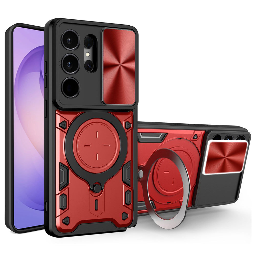 Case for Samsung Galaxy S26 Ultra S948, Techsuit, CamGuard Pro, Red