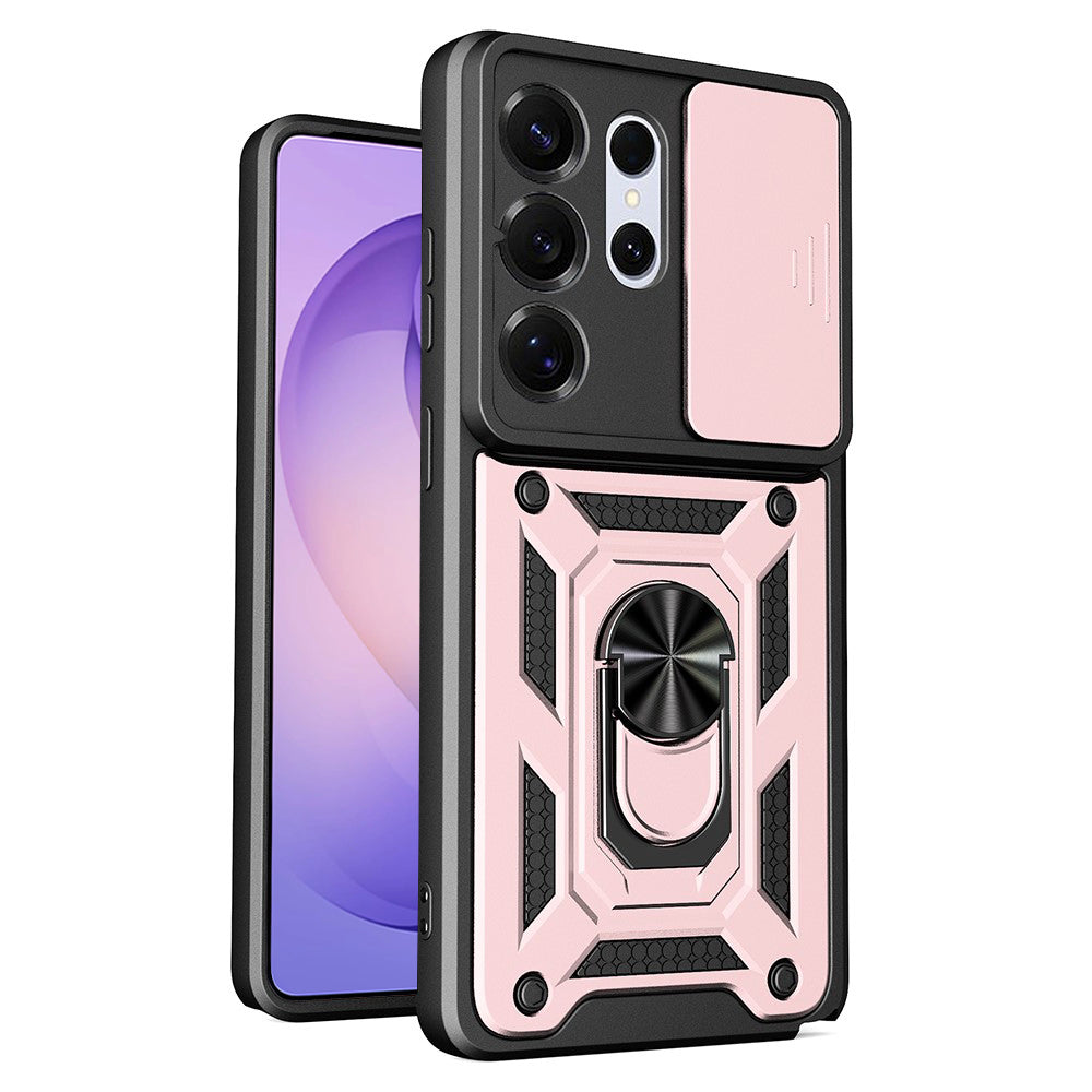 Puzdro pre Samsung Galaxy S26 Ultra S948, Techsuit, CamShield, Ružovo zlaté