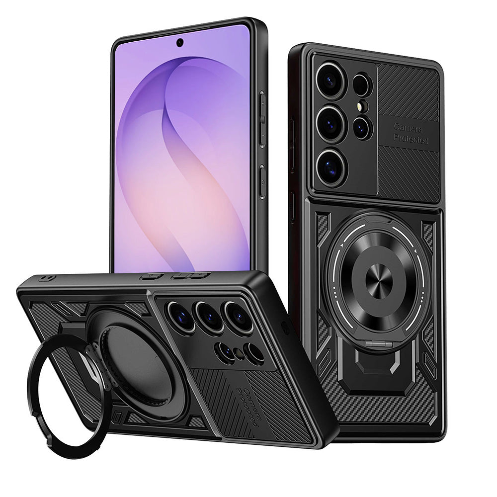 Puzdro pre Samsung Galaxy S26 Ultra S948, Techsuit, RuggedCam, Čierne