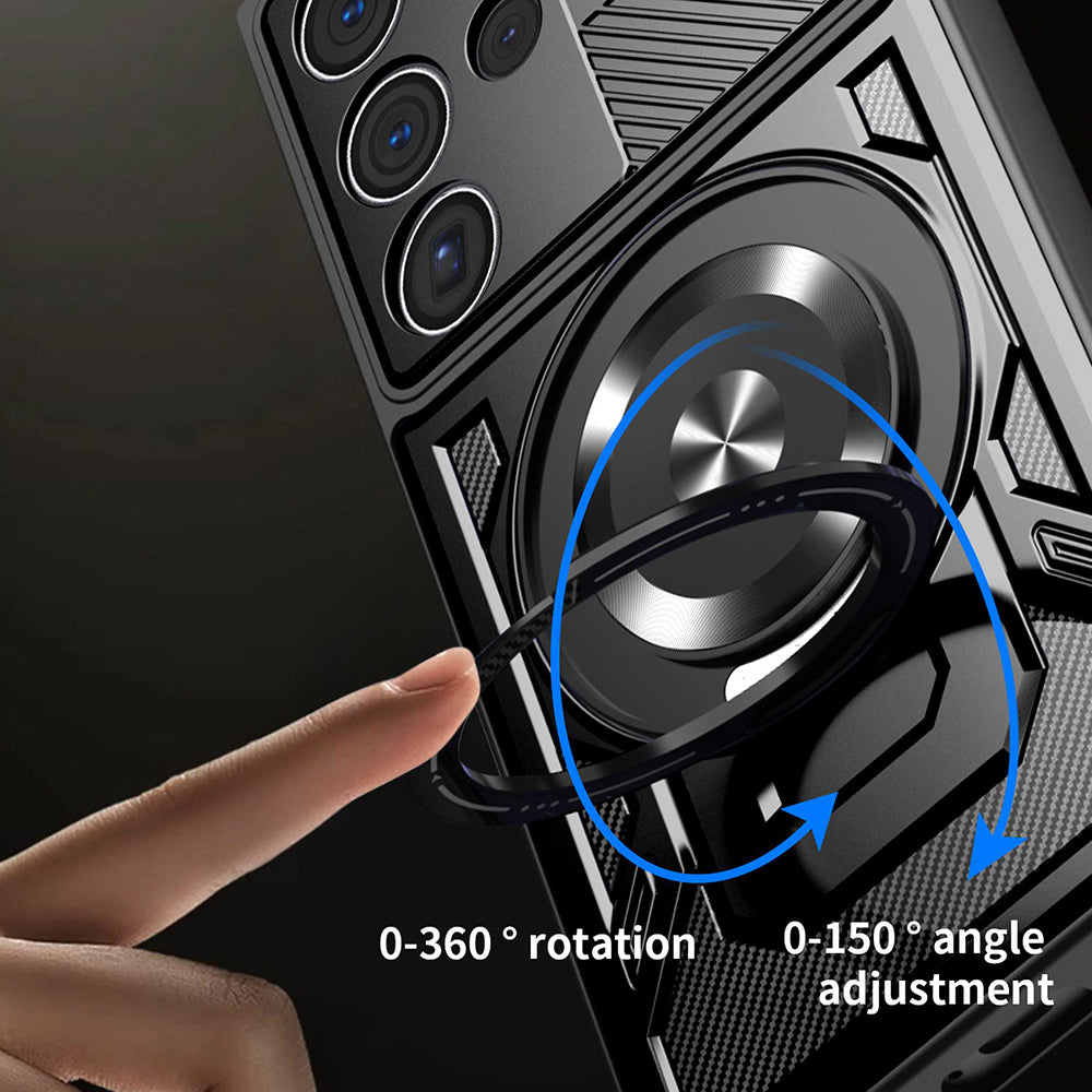 Puzdro pre Samsung Galaxy S26 Ultra S948, Techsuit, RuggedCam, Čierne