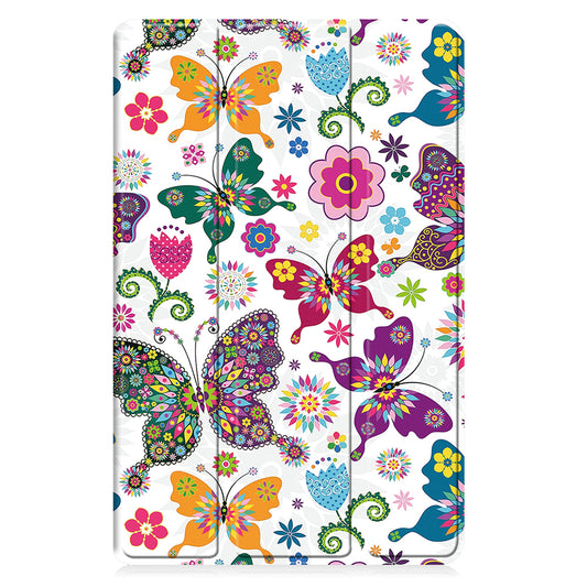 Obal na Samsung Galaxy Tab A11+ / Tab A9+, Techsuit, FoldPro Butterfly, viacfarebný