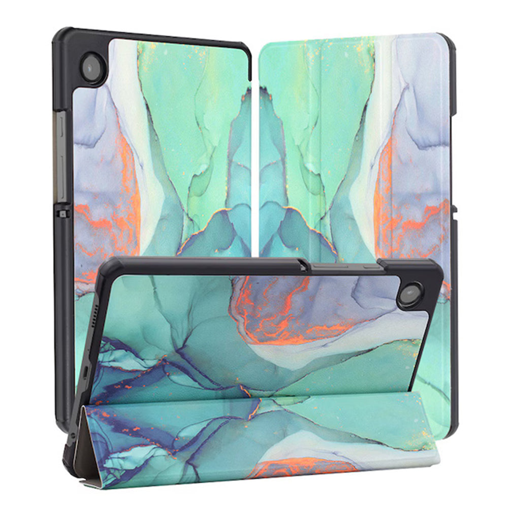 Obal na Samsung Galaxy Tab A11+ / Tab A9+, Techsuit, FoldPro Green Time, viacfarebný