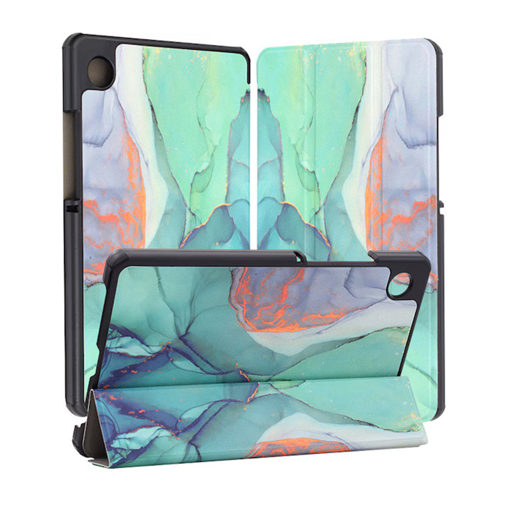 Obal na Samsung Galaxy Tab A11+ / Tab A9+, Techsuit, FoldPro Green Time, viacfarebný