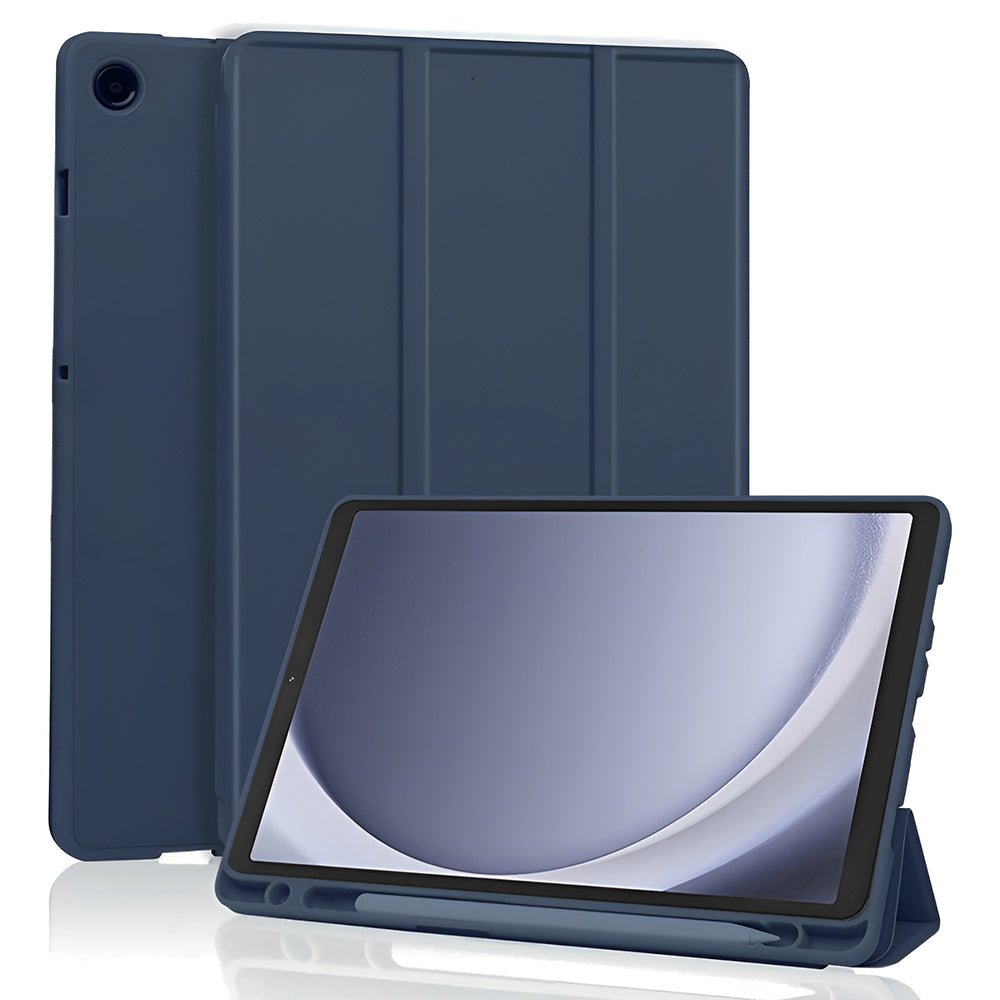 Puzdro pre Samsung Galaxy Tab A11 / Tab A9, Techsuit, Flex Trifold, Modrá