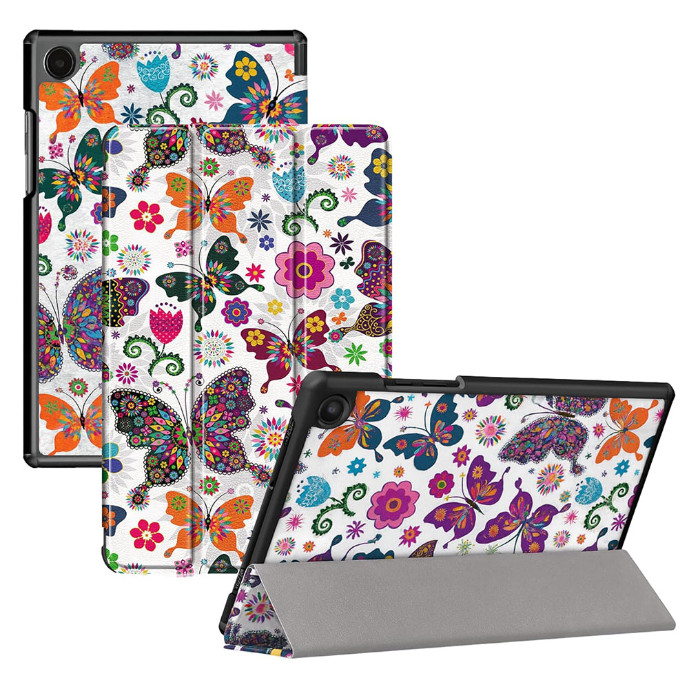 Obal na Samsung Galaxy Tab A11 / Tab A9, Techsuit, FoldPro Butterfly Nový model, Viacfarebný