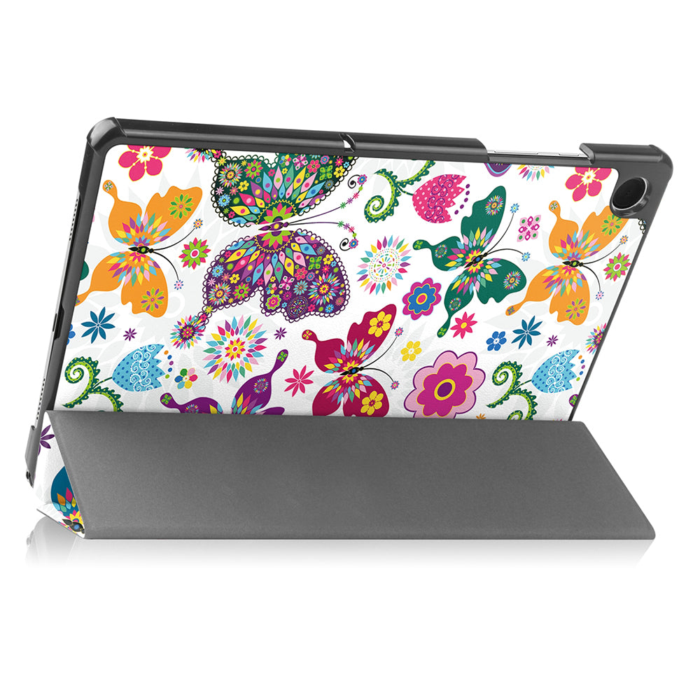 Obal na Samsung Galaxy Tab A11 / Tab A9, Techsuit, FoldPro Butterfly Nový model, Viacfarebný