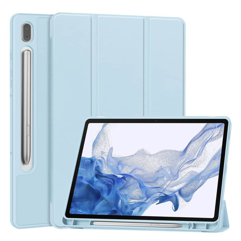 Puzdro pre Samsung Galaxy Tab S11 Ultra, Techsuit, Flex Trifold, Modrá