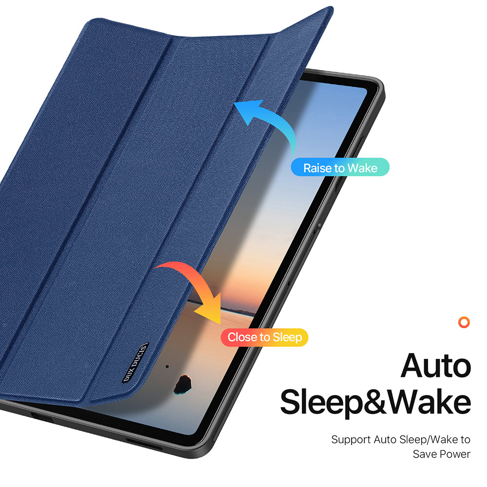 Case for Samsung Galaxy Tab S12 Plus, DUX DUCIS, Domo with Pen Holder, Blue