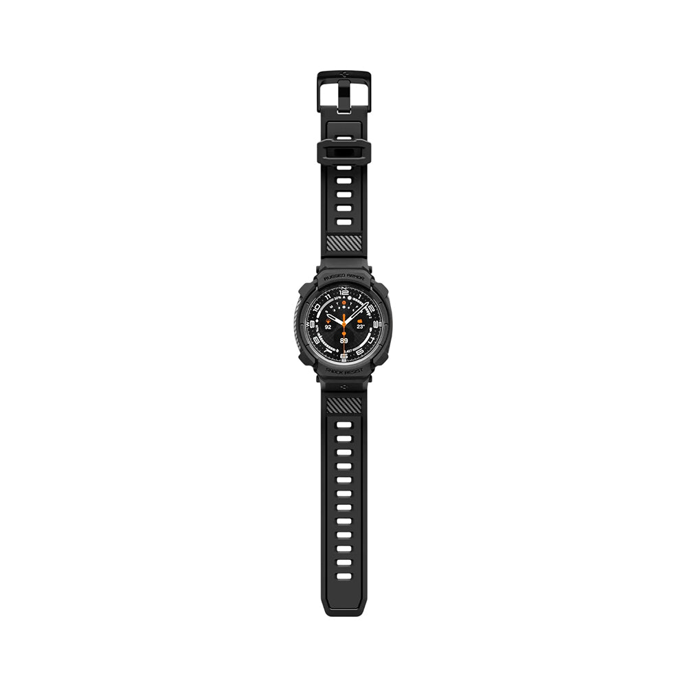 Puzdro pre Samsung Galaxy Watch Ultra2, Spigen, Rugged Armor Pro, Matná čierna ACS11612