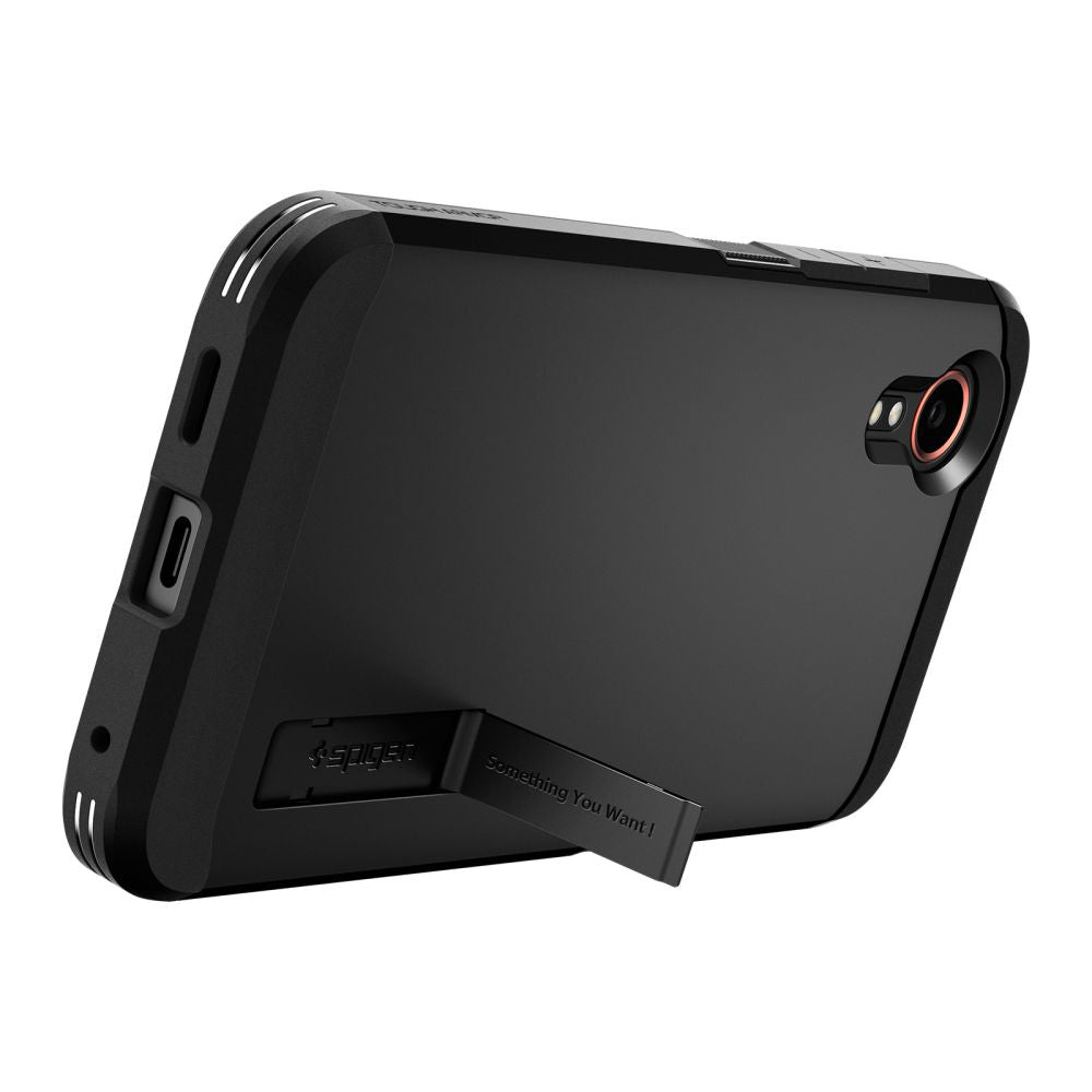Puzdro pre Samsung Galaxy Xcover7 G556, Spigen, Tough Armor, Čierna ACS07505