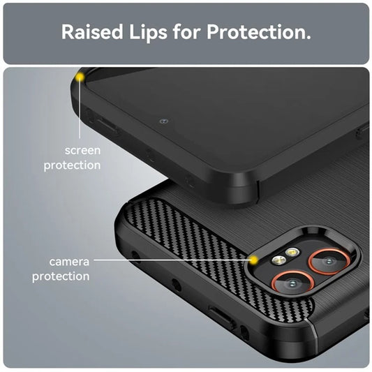 Puzdro pre Samsung Galaxy XCover7 Pro, Techsuit, Carbon, Čierne