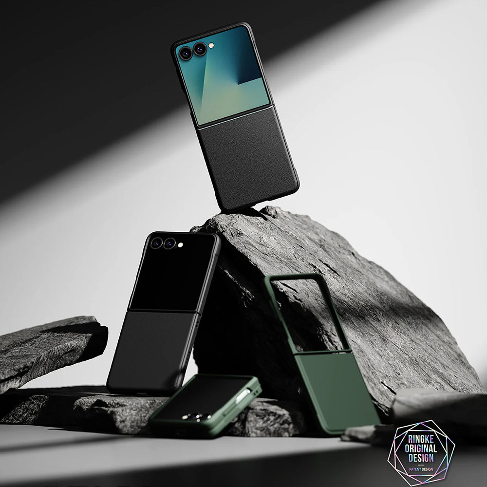 Puzdro pre Samsung Galaxy Z Flip7 F766, Ringke, Onyx, Čierne