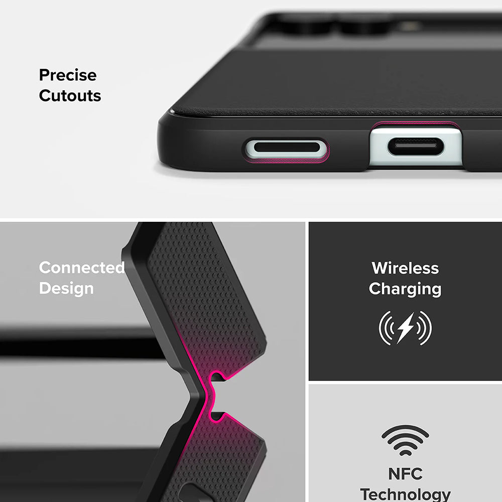 Puzdro pre Samsung Galaxy Z Flip7 F766, Ringke, Onyx, Čierne