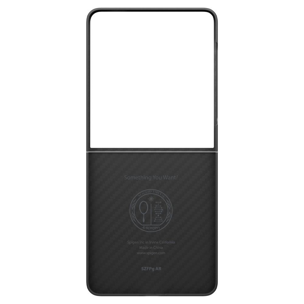 Puzdro pre Samsung Galaxy Z Flip7 F766, Spigen, Air Skin, Čierne ACS09564