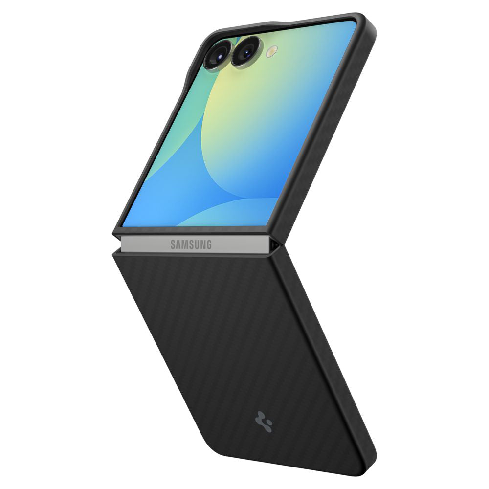 Puzdro pre Samsung Galaxy Z Flip7 F766, Spigen, Air Skin, Čierne ACS09564