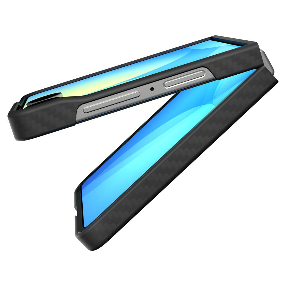 Puzdro pre Samsung Galaxy Z Flip7 F766, Spigen, Air Skin, Čierne ACS09564