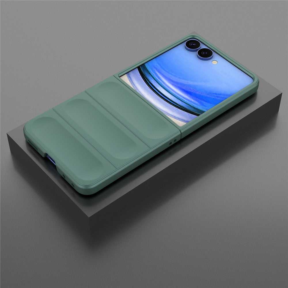 Puzdro pre Samsung Galaxy Z Flip8 F776, Techsuit, Magic Shield, Zelené