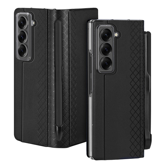 Case for Samsung Galaxy Z Fold Special, DUX DUCIS, Bril (with Pencil Holder), Black