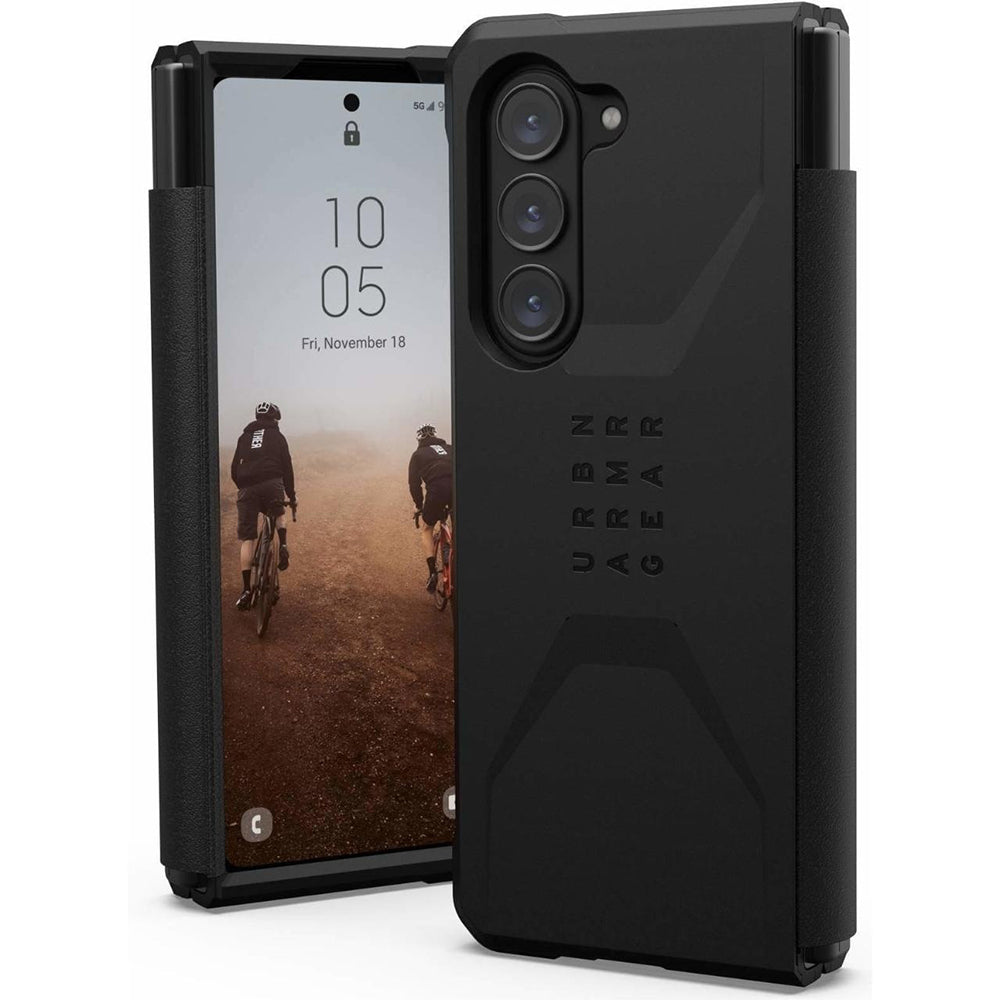 Puzdro pre Samsung Galaxy Z Fold5 F946, Urban Armor Gear, Civilian, Čierne