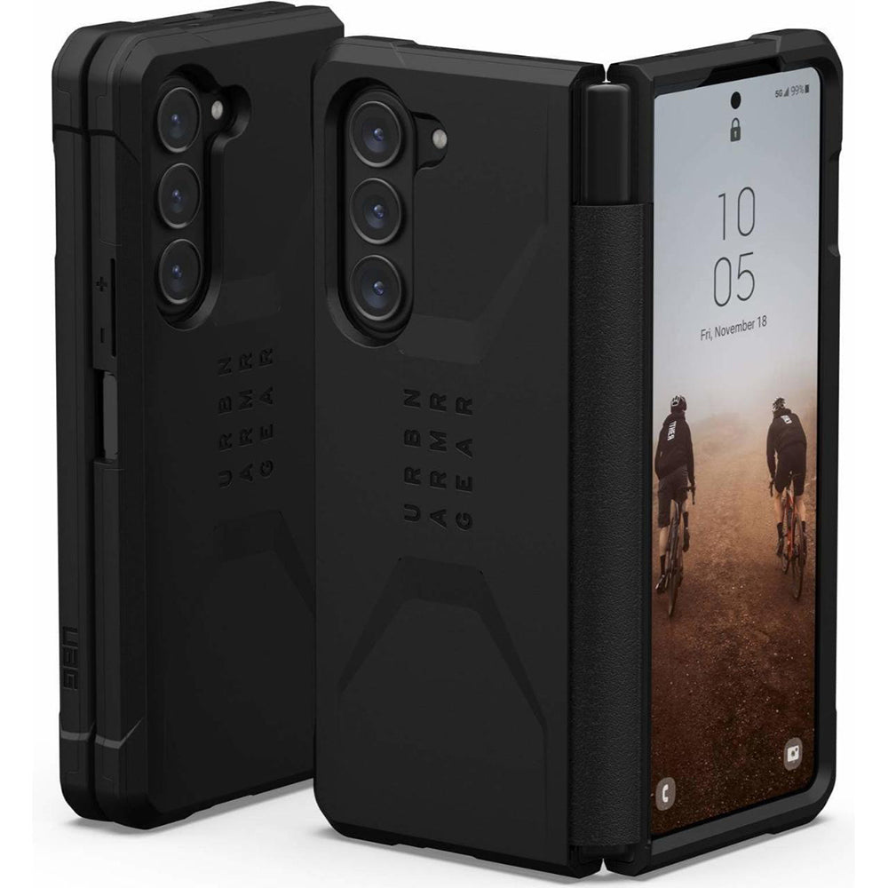 Puzdro pre Samsung Galaxy Z Fold5 F946, Urban Armor Gear, Civilian, Čierne