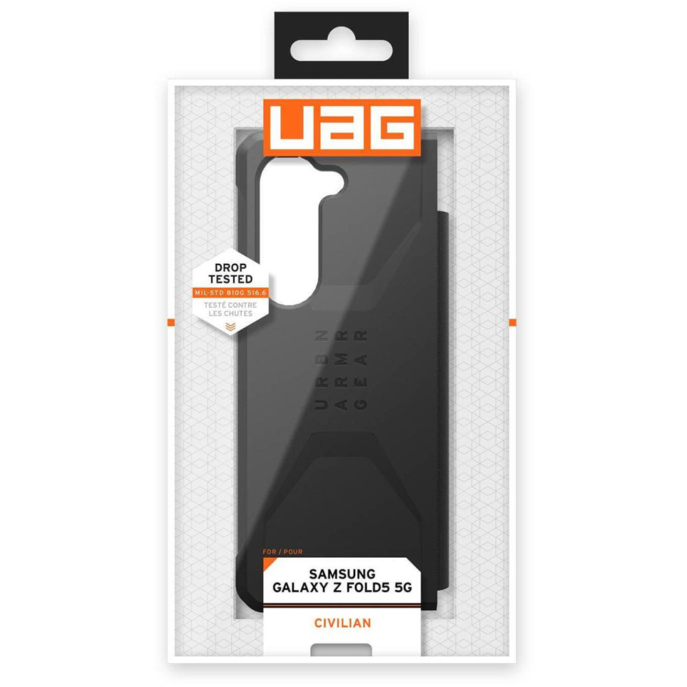 Puzdro pre Samsung Galaxy Z Fold5 F946, Urban Armor Gear, Civilian, Čierne