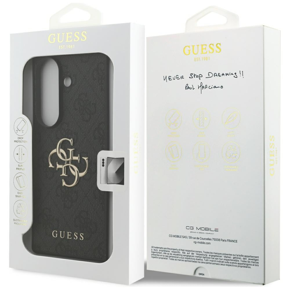 Case for Samsung Galaxy Z Fold7 F966, Guess, 4G Big Logo, Black