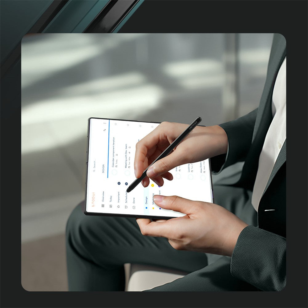 Puzdro pre Samsung Galaxy Z Fold7 F966, Nillkin, Flex Pure s držiakom na S-Pen, čierne