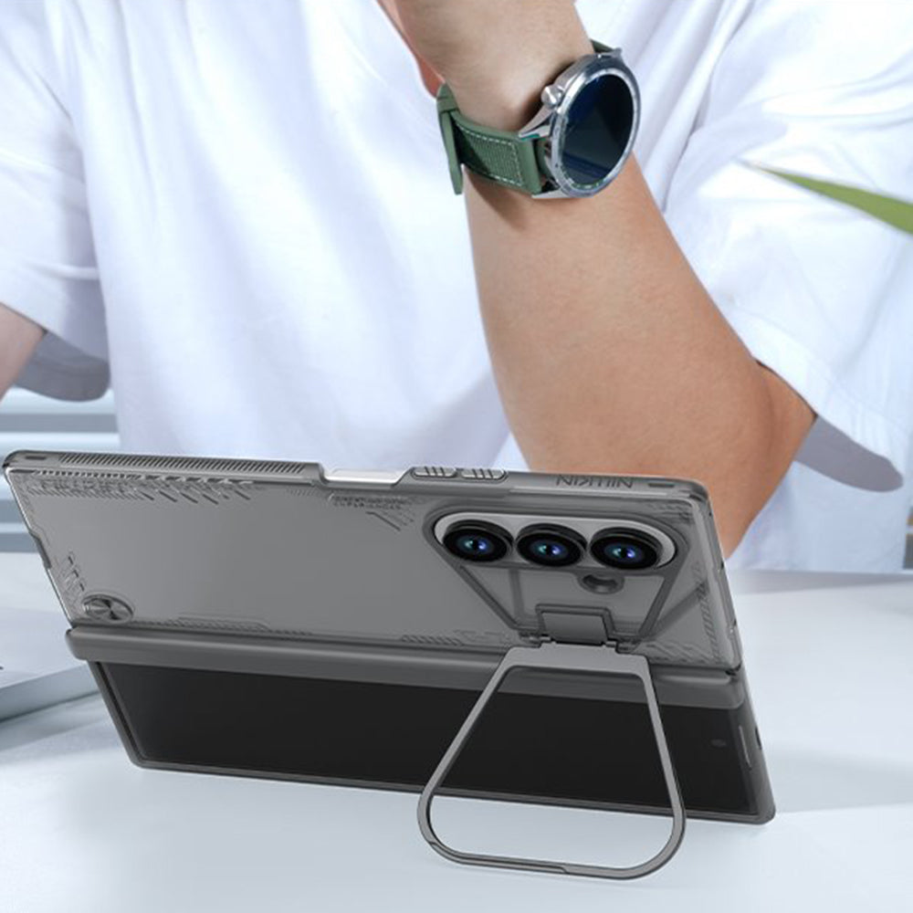 Puzdro pre Samsung Galaxy Z Fold7 F966, Nillkin, Iceblade Prop s výrezom na fotoaparát, čierne