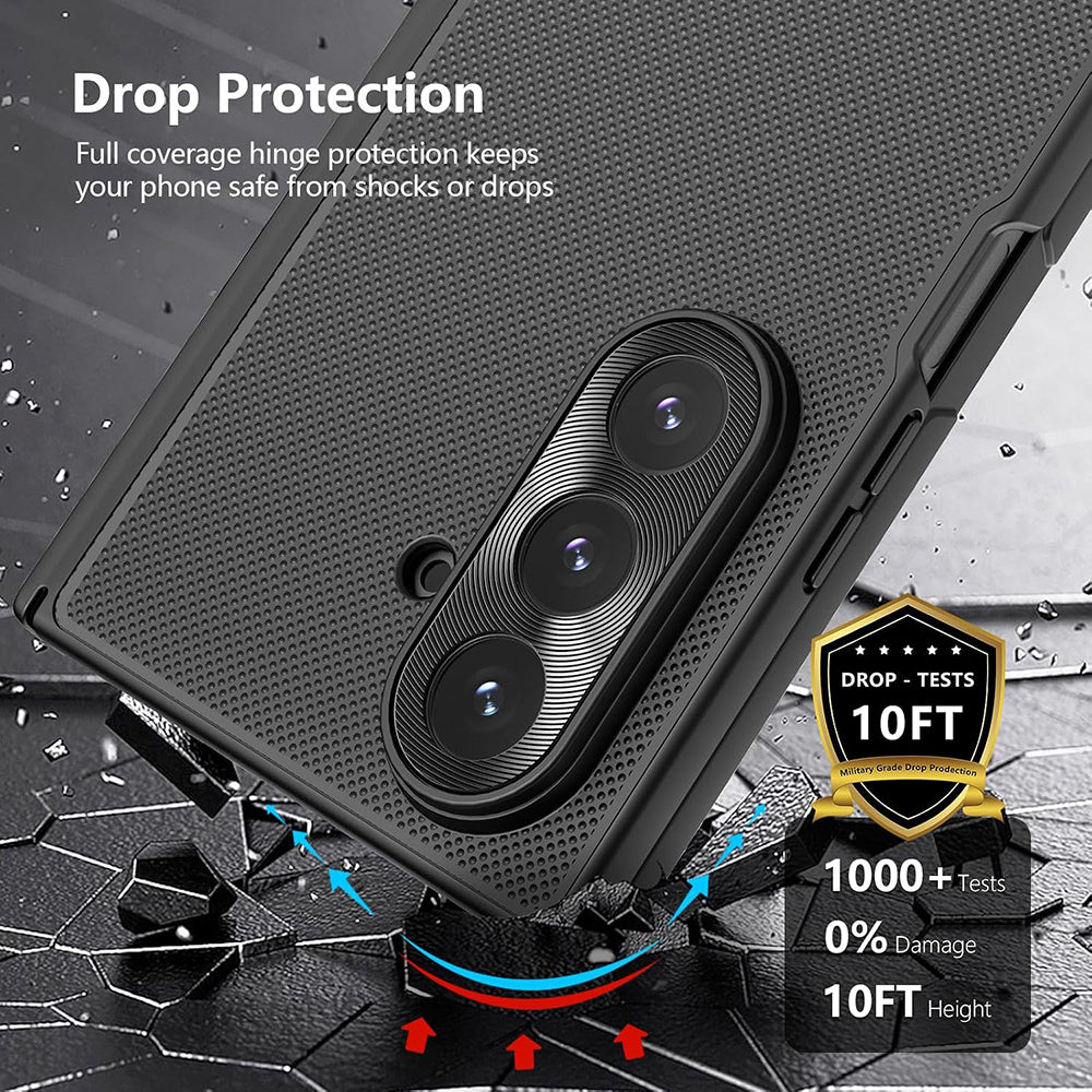 Obal na Samsung Galaxy Z Fold7 F966, Nillkin, Super Frosted Shield, čierny