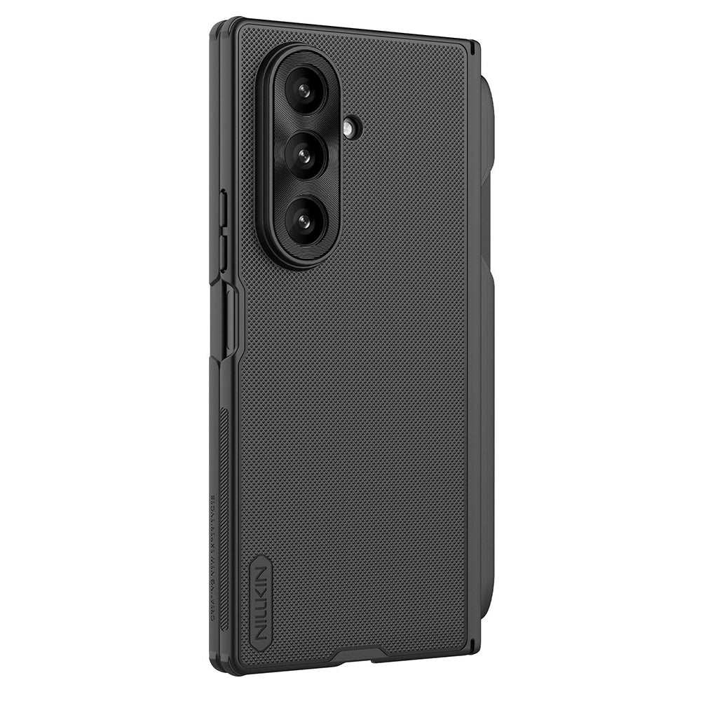 Puzdro pre Samsung Galaxy Z Fold7 F966, Nillkin, Super Frosted Shield s držiakom na pero, čierne