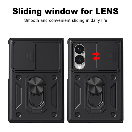 Puzdro pre Samsung Galaxy Z Fold8 F971, Techsuit, CamShield, Čierne