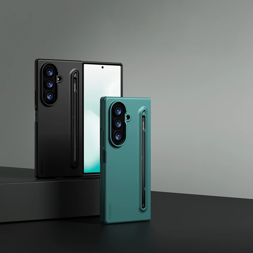 Puzdro pre Samsung Galaxy Z Fold8 Ultra F976, Nillkin, Flex Pure s držiakom na S-Pen, zelené