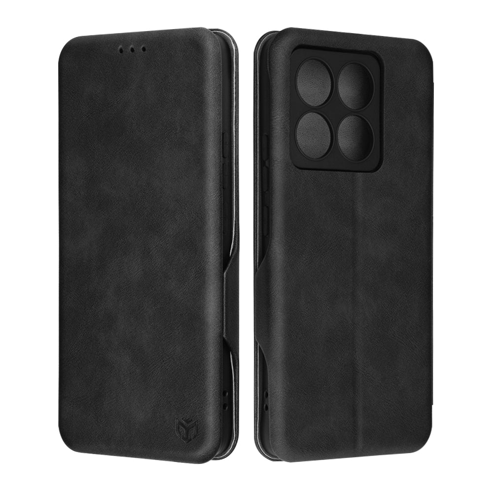 Puzdro pre Xiaomi 14T, Techsuit, Safe Wallet Plus, Čierne