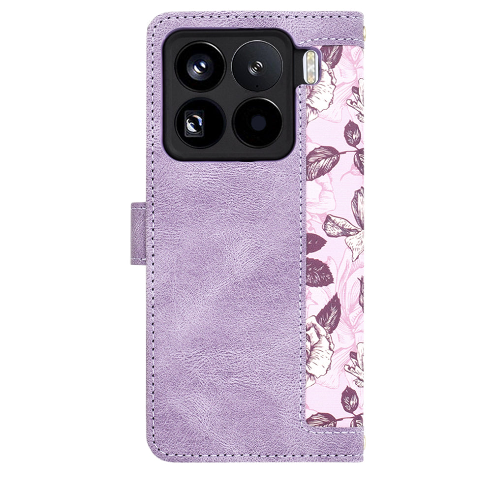 Puzdro pre Xiaomi 15 Pro, Techsuit, FlipCraft, Fialové