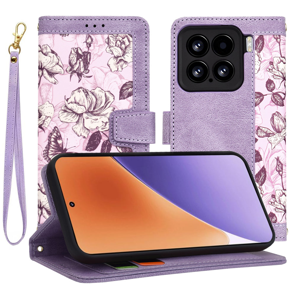 Puzdro pre Xiaomi 15, Techsuit, FlipCraft, Fialová