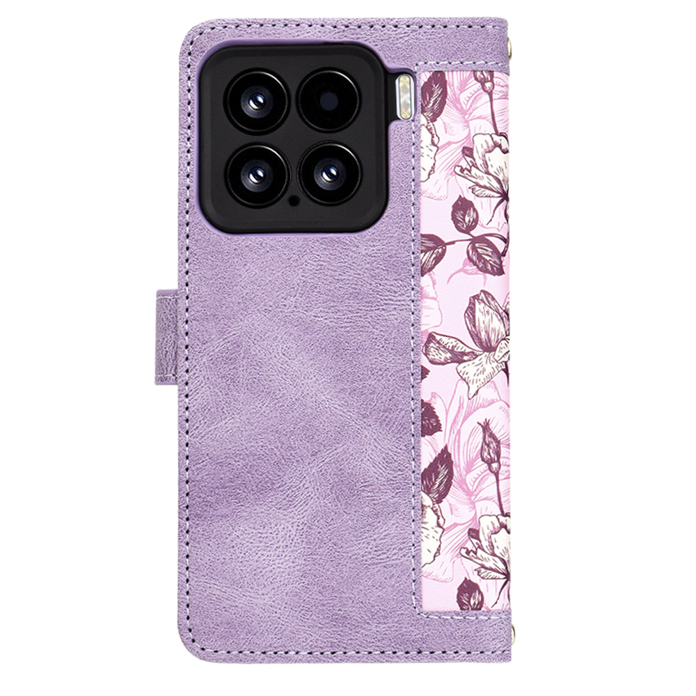Puzdro pre Xiaomi 15, Techsuit, FlipCraft, Fialová