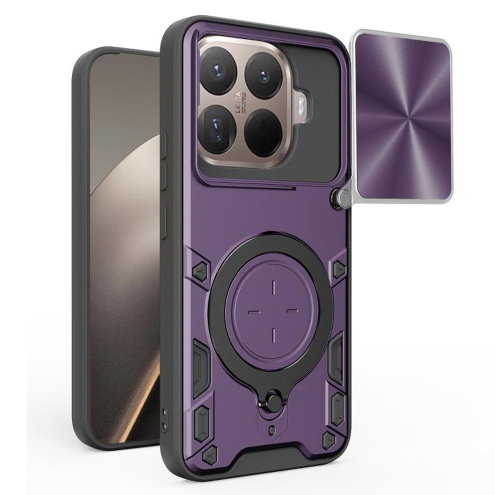 Puzdro pre Xiaomi 15T Pro, Techsuit, CamGuard Pro, Fialové