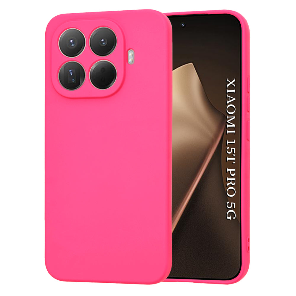 Puzdro pre Xiaomi 15T Pro, Techsuit, SoftFlex, Tmavo ružová