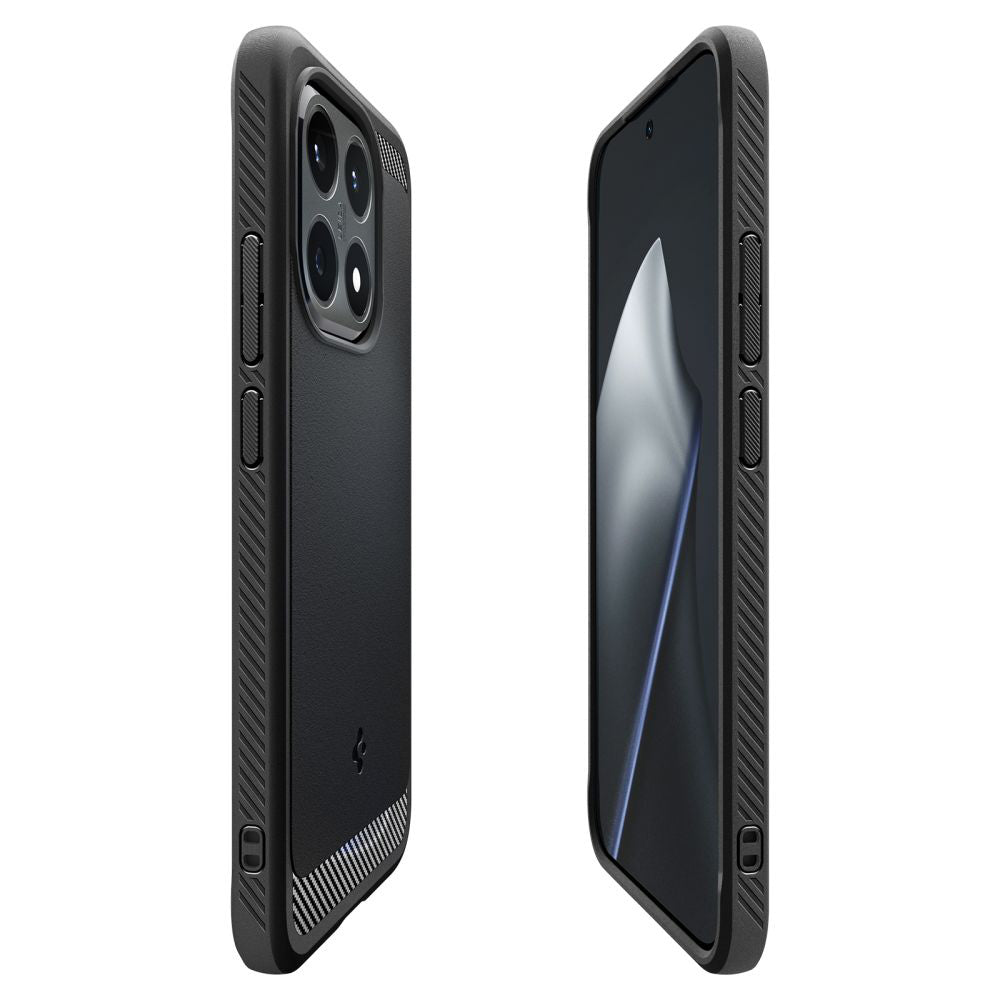 Puzdro pre Xiaomi 15T, Spigen, Rugged Armor, Matná čierna ACS10459