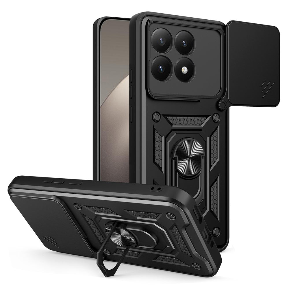 Puzdro pre Xiaomi 15T, Techsuit, CamShield, Čierne