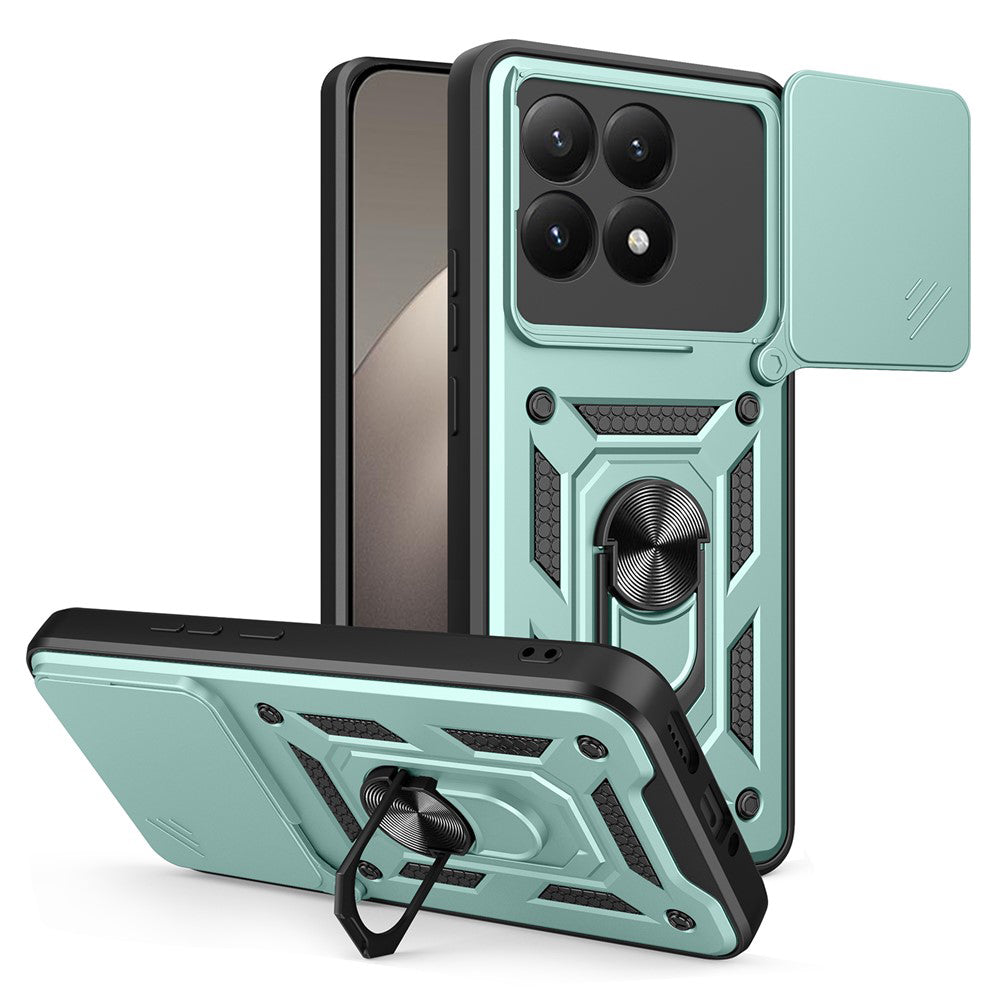 Puzdro pre Xiaomi 15T, Techsuit, CamShield, Zelená