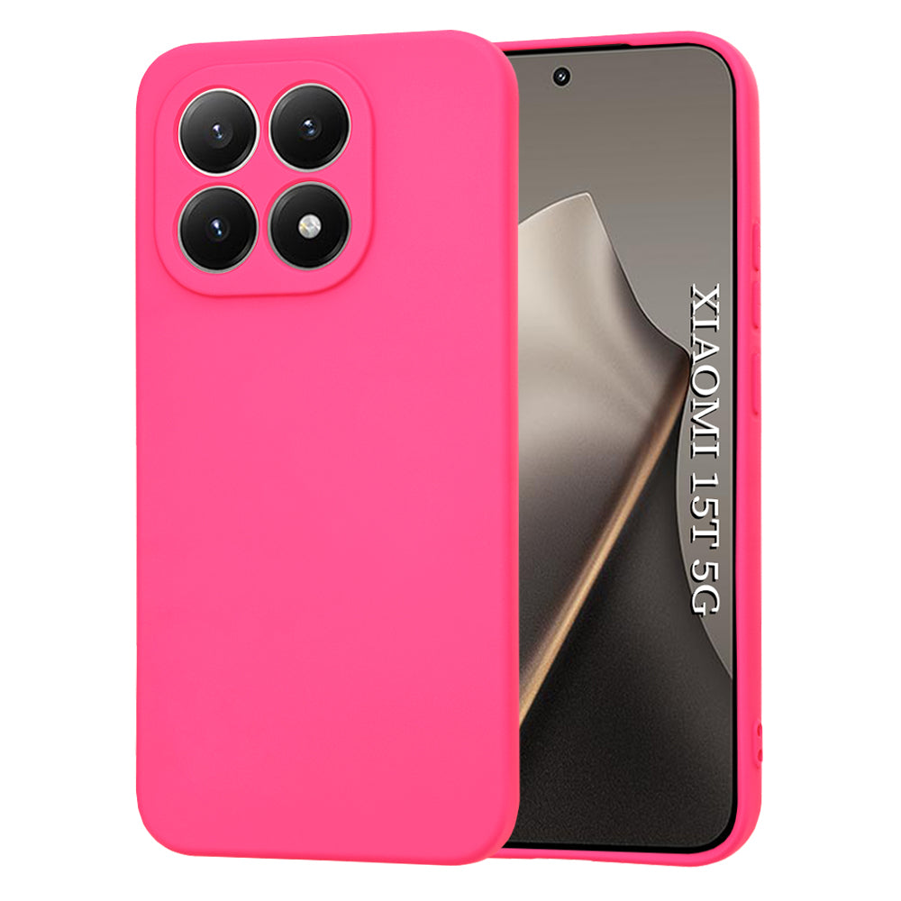 Puzdro pre Xiaomi 15T, Techsuit, SoftFlex, Tmavo ružová