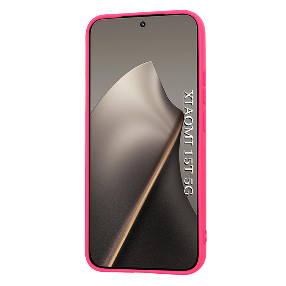 Puzdro pre Xiaomi 15T, Techsuit, SoftFlex, Tmavo ružová