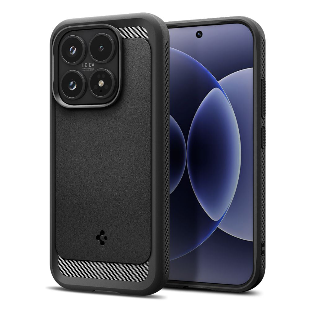 Puzdro pre Xiaomi 17, Spigen, Rugged Armor, Matná Čierna ACS10458