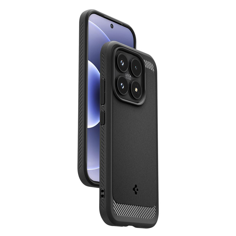 Puzdro pre Xiaomi 17, Spigen, Rugged Armor, Matná Čierna ACS10458
