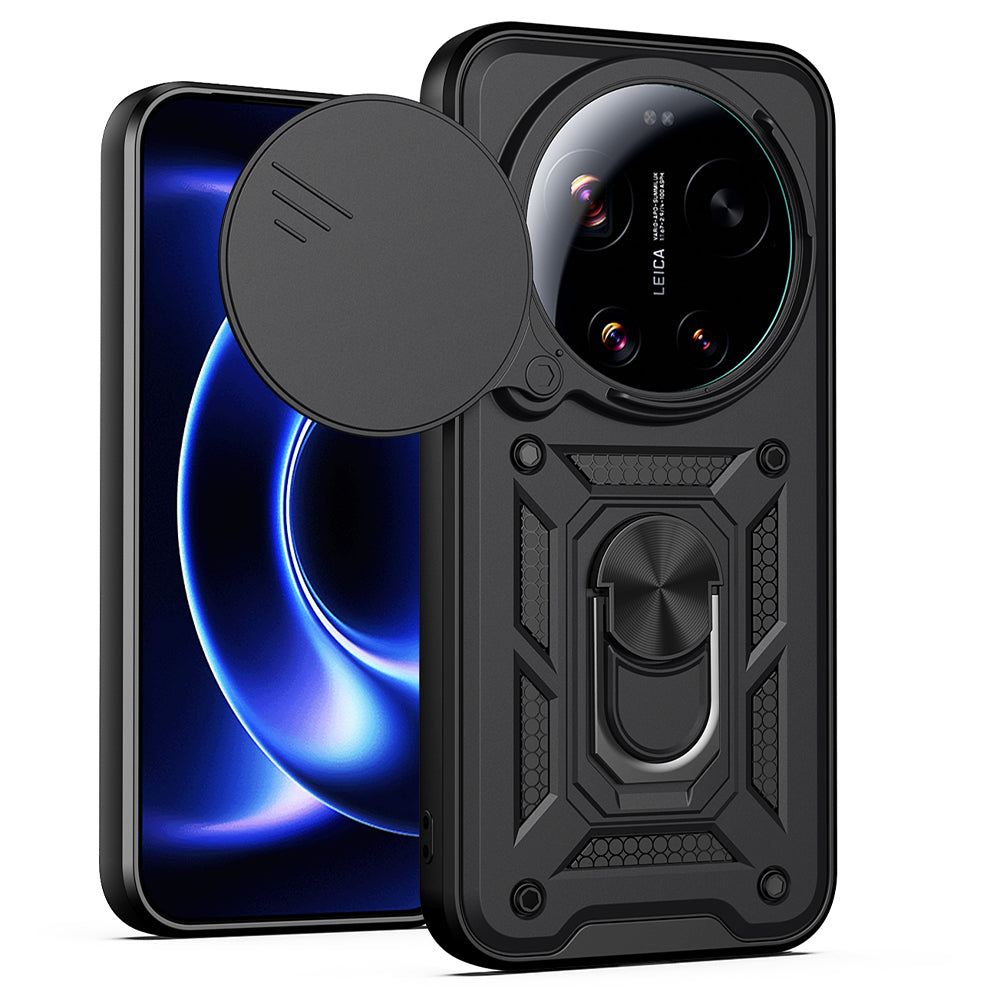 Puzdro pre Xiaomi 17 Ultra, Techsuit, CamShield, Čierne